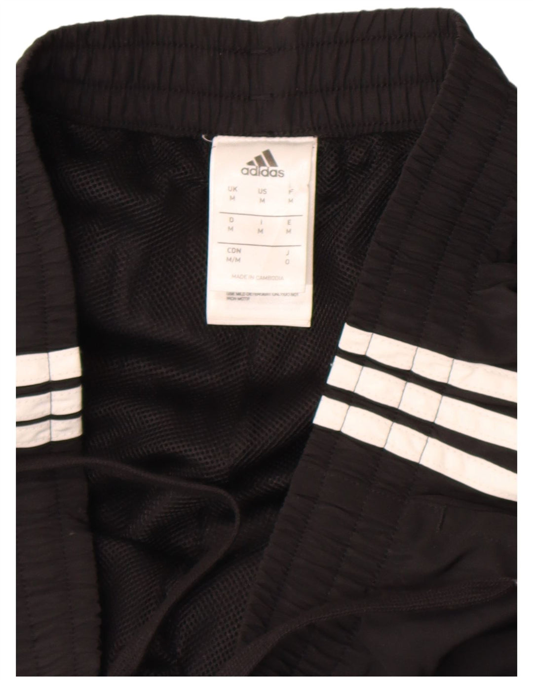 Мужские спортивные брюки Adidas для бега, средний черный полиэстер