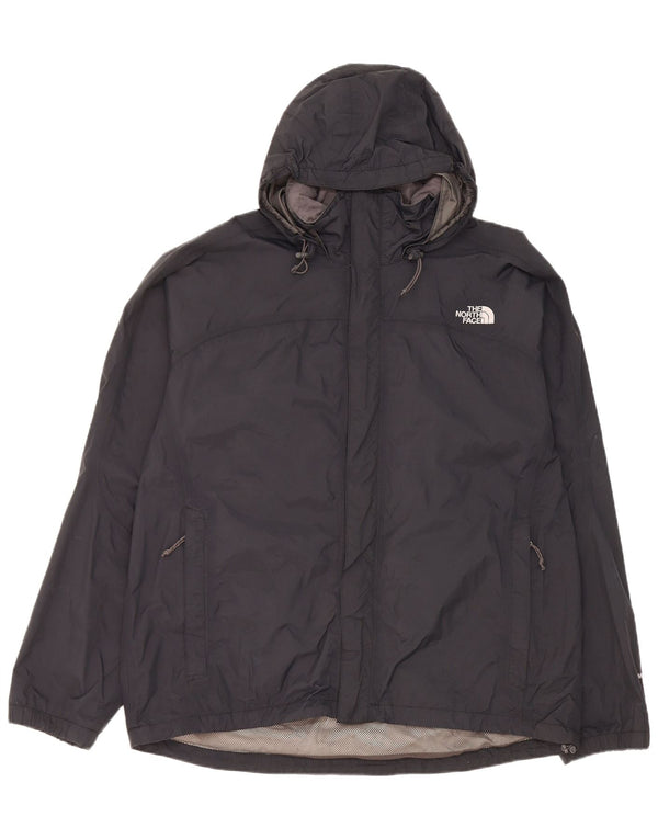 Мужская дождевик с капюшоном The North Face UK 40, большой черный нейлон