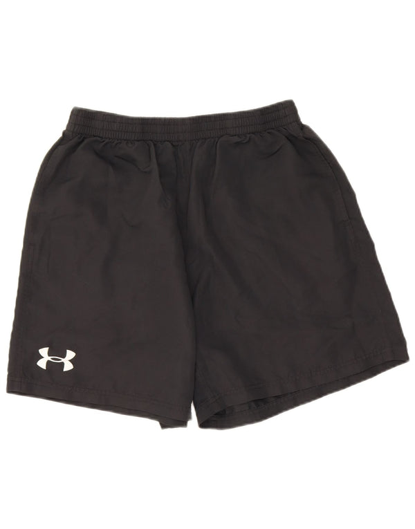 Спортивные шорты Under Armour для мальчиков Heat Gear, 11–12 лет, большие черные из полиэстера