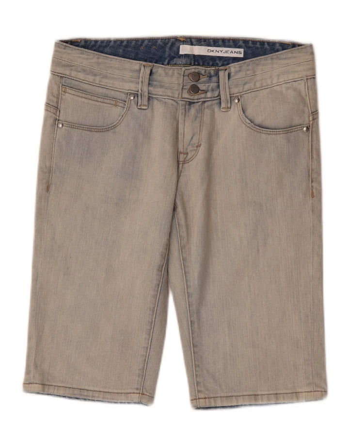 Женские джинсовые шорты Dkny US 6, средние W32, синие, хлопок