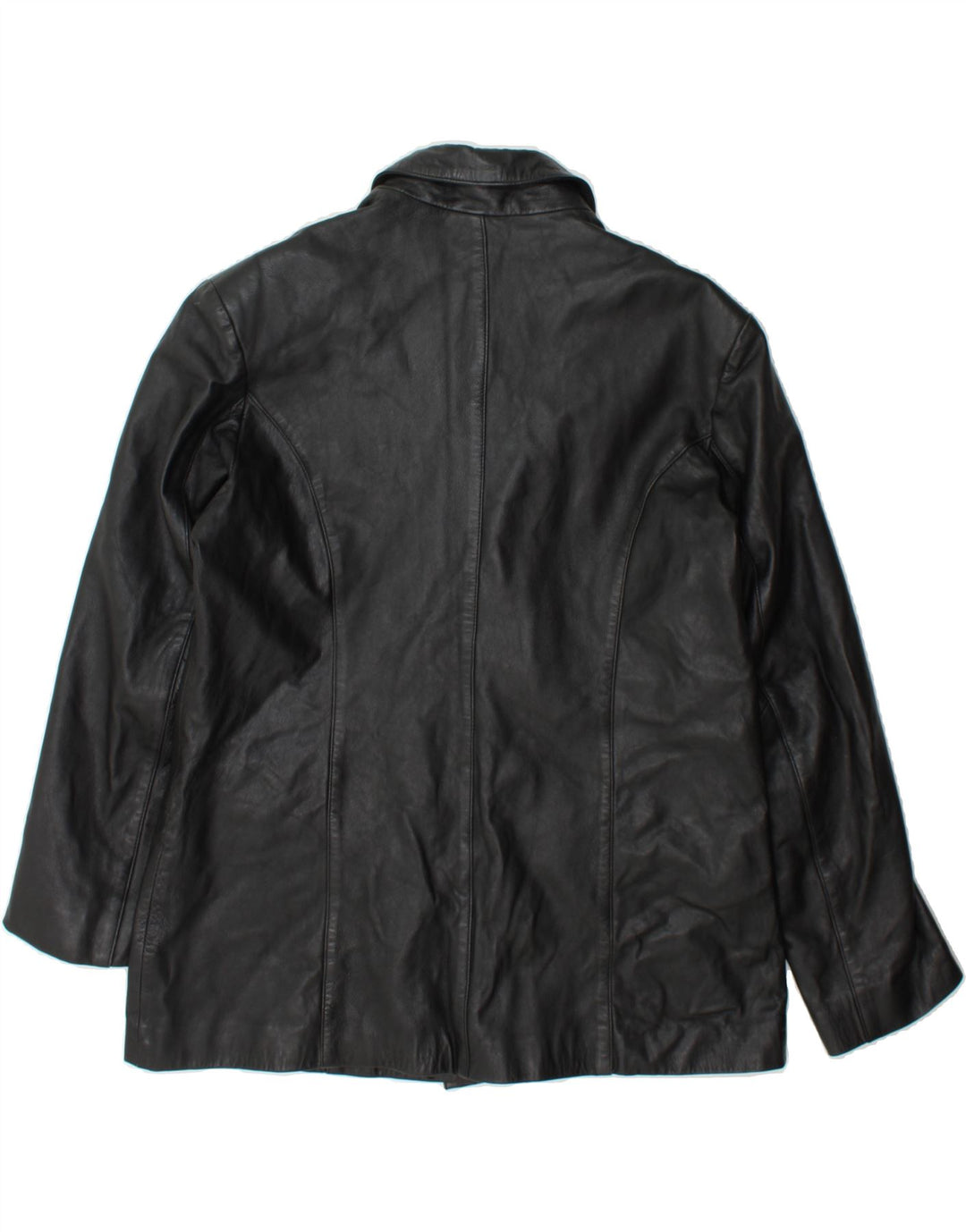 ARM'S Womens Leather Jacket UK 16 Large Black Leather Vintage ARM'S and Second-Hand ARM'S from Messina Hembry 