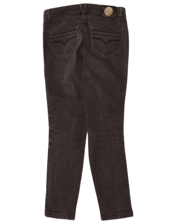 Versace Женские джинсы узкого кроя IT 42 Medium W30 L29 Серый хлопок