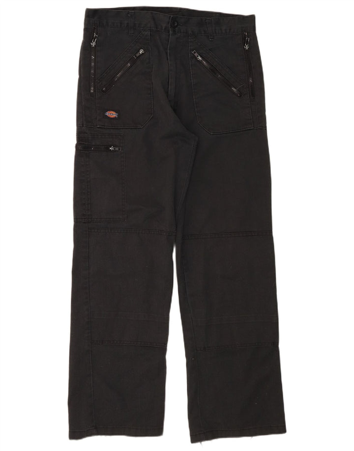 Мужские прямые брюки-карго Dickies W30 L29, черный полиэстер