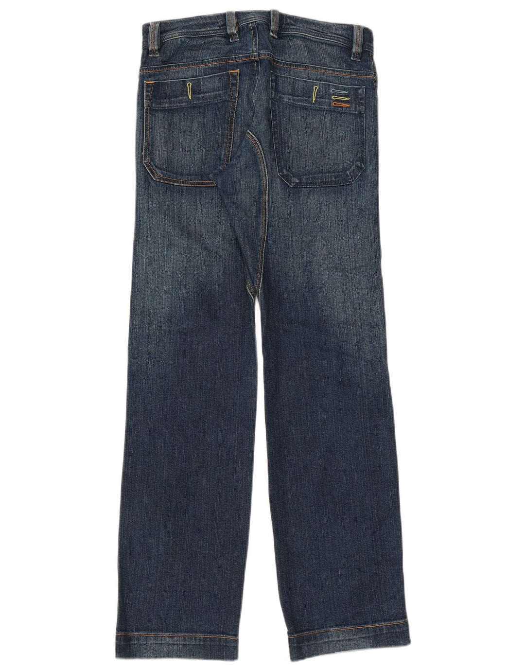 Мужские прямые джинсы Diesel W30 L33 синие, хлопок