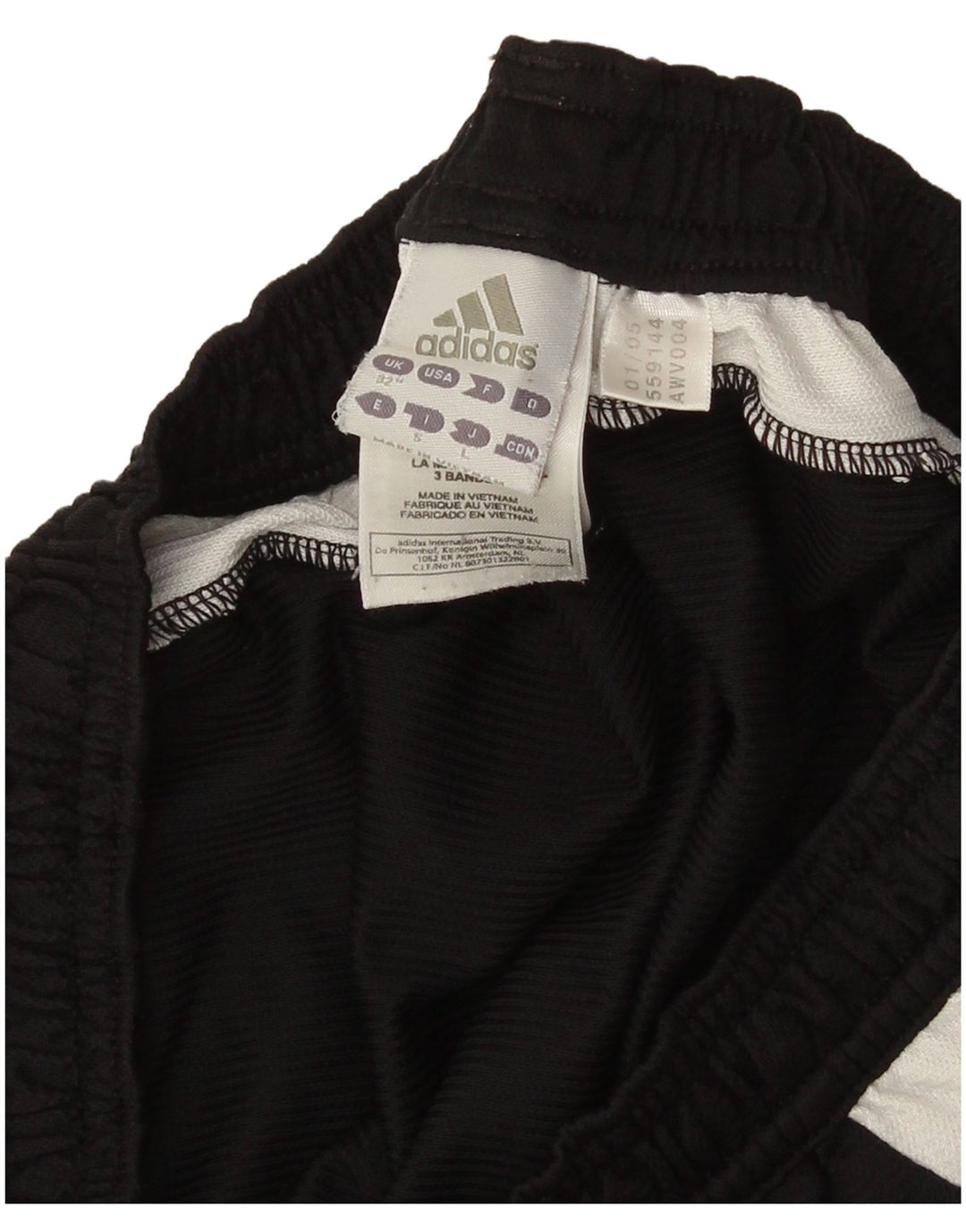 Мужские спортивные шорты Adidas Climalite, средние черные полиэстер с цветными блоками
