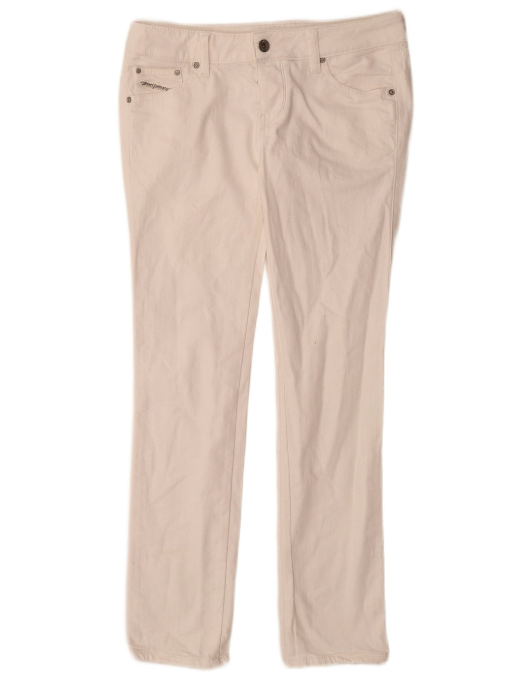 Женские узкие джинсы Diesel Cuddy W28 L29, белый хлопок