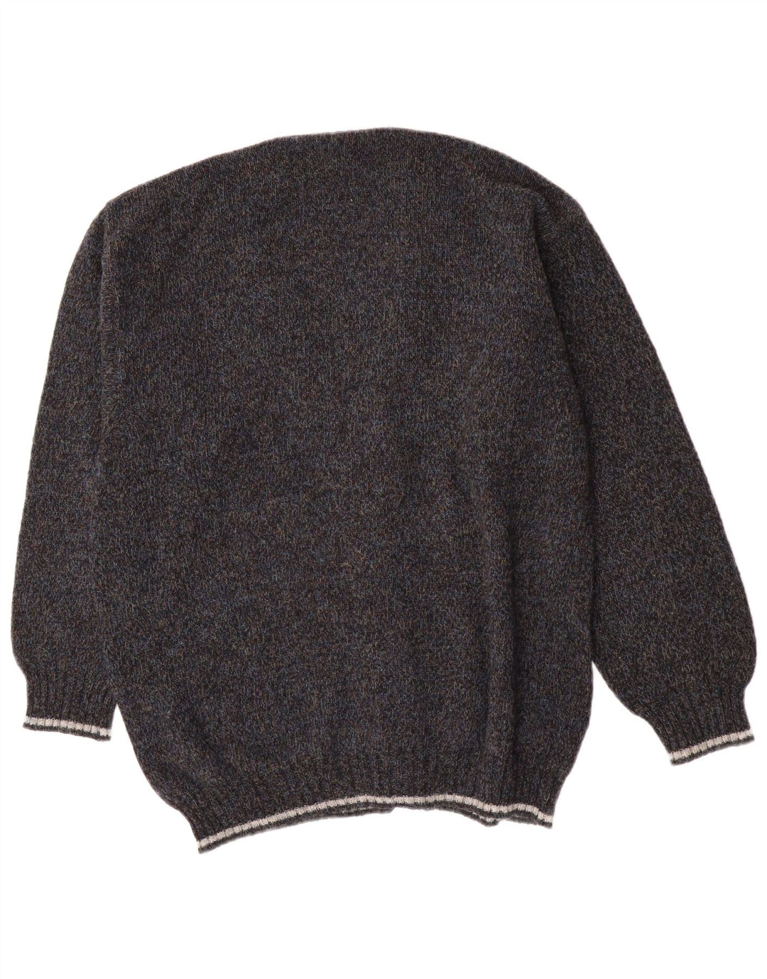 Винтажный мужской кардиган-свитер IT 54 XL Серый Шерстяной