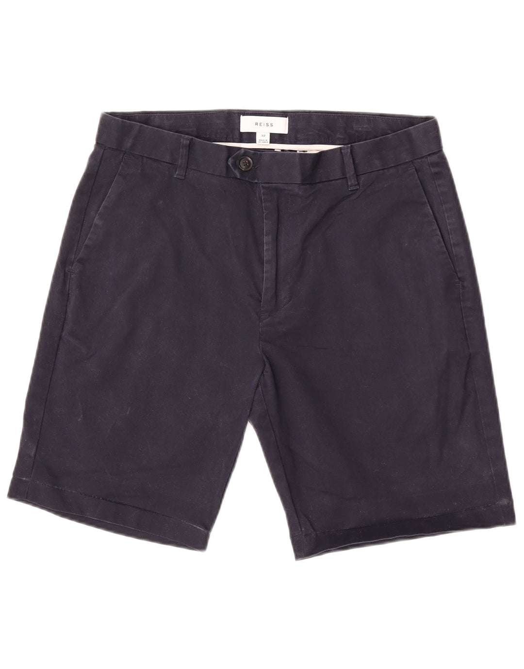 Мужские шорты чинос Reiss W32, средний темно-синий, хлопок