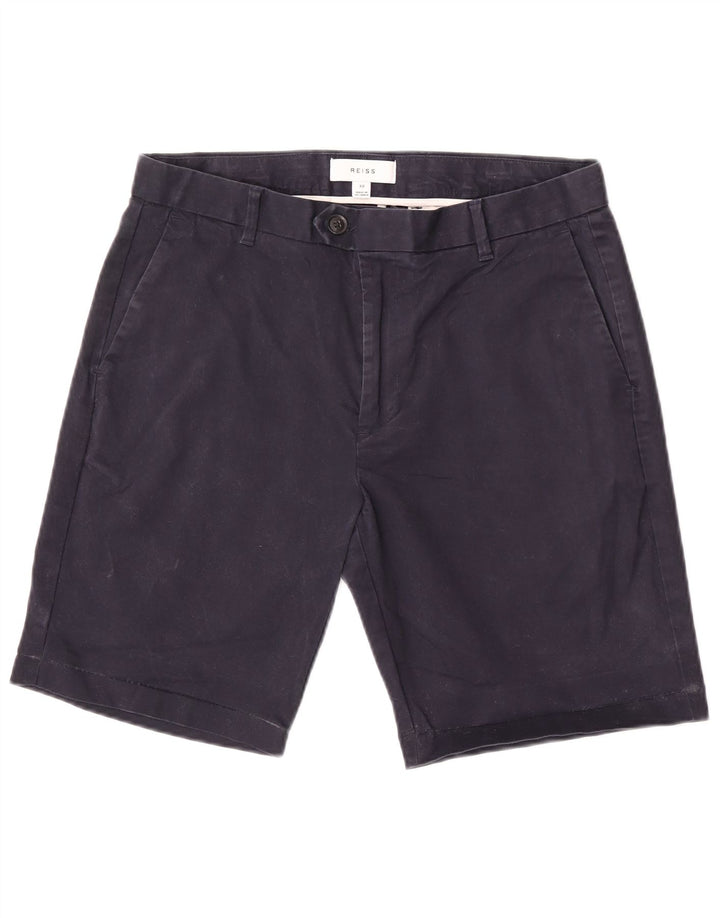 Мужские шорты чинос Reiss W32, средний темно-синий, хлопок