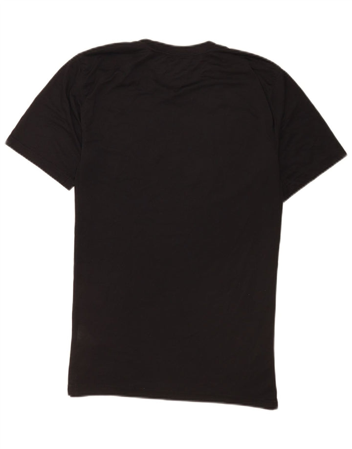 Мужская футболка Nike Dri Fit с графическим рисунком, маленький черный полиэстер
