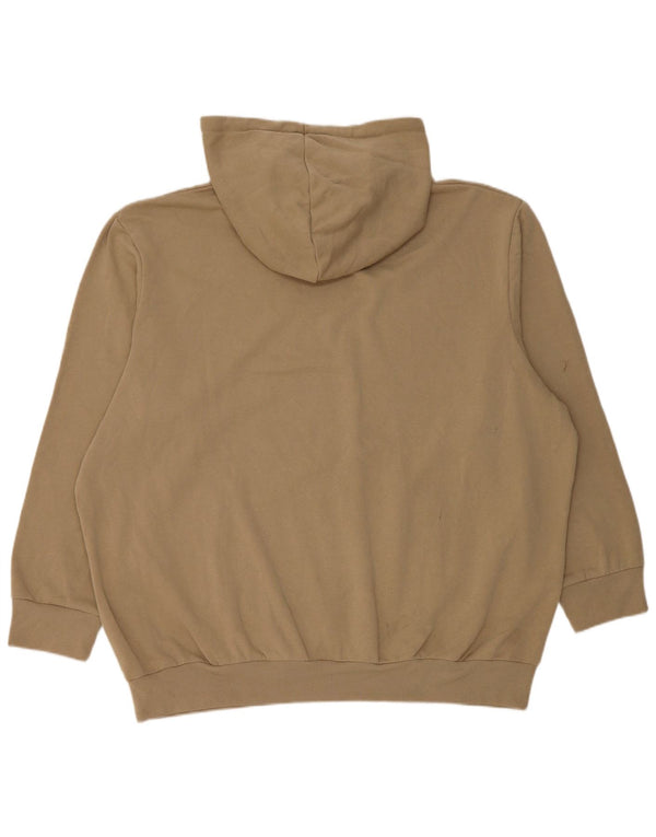 Мужской джемпер с капюшоном Jack & Jones 3XL, бежевый, хлопок