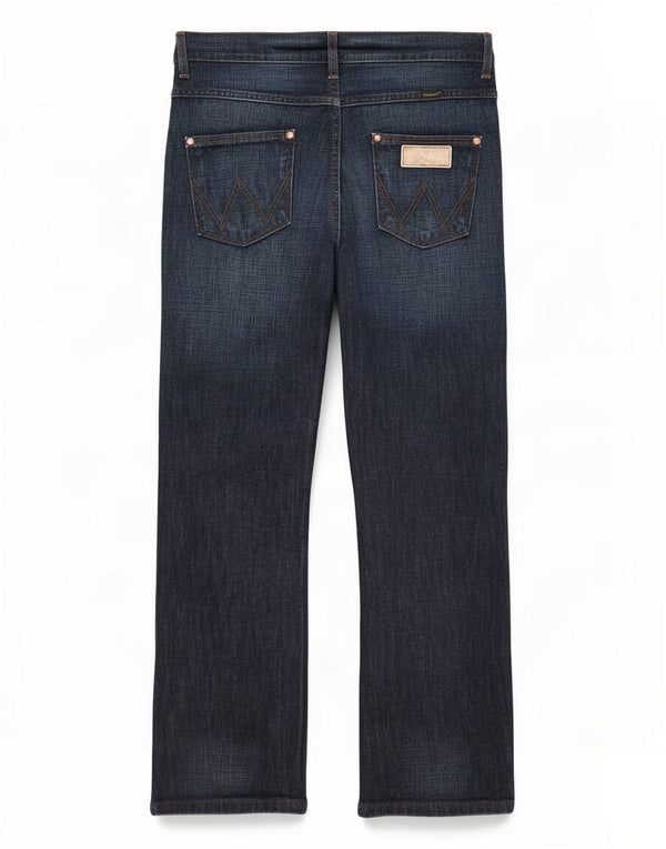 Женские прямые джинсы Wrangler Kane W30 L32 темно-синие, хлопок