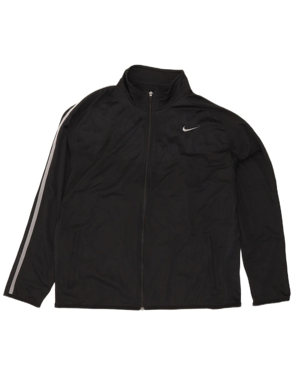 Мужская спортивная куртка Nike 2XL, черный полиэстер