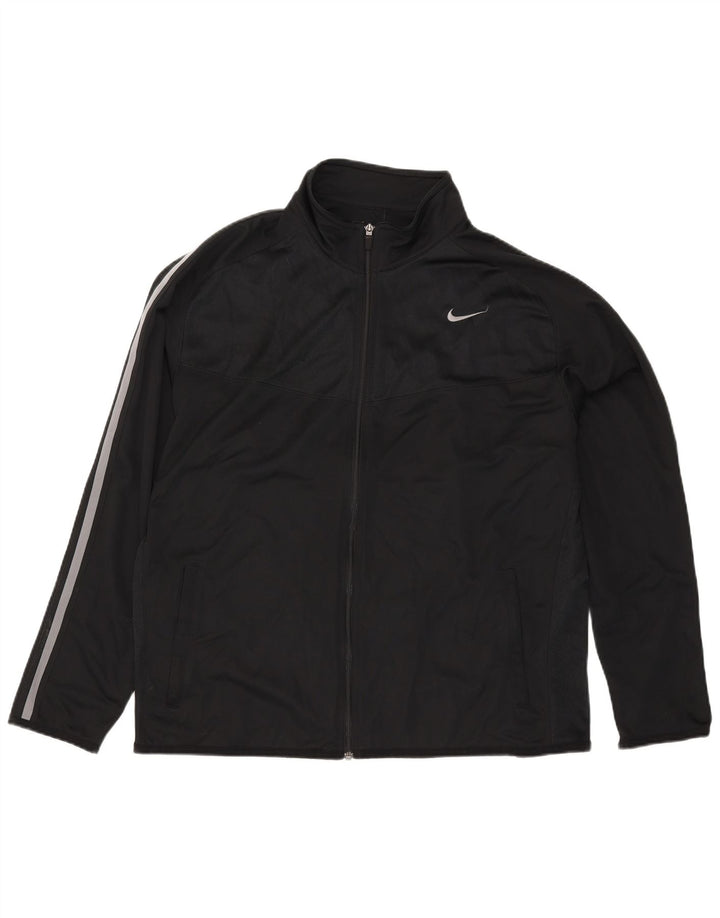 Мужская спортивная куртка Nike 2XL, черный полиэстер