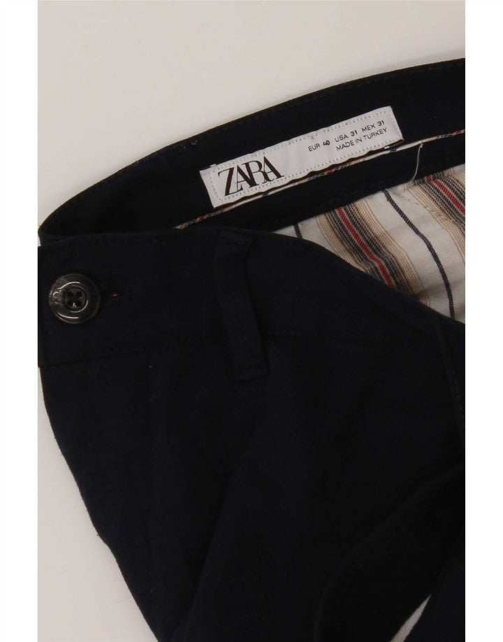 Мужские брюки-чиносы Zara EU 40 Medium W31 L29 Темно-синие