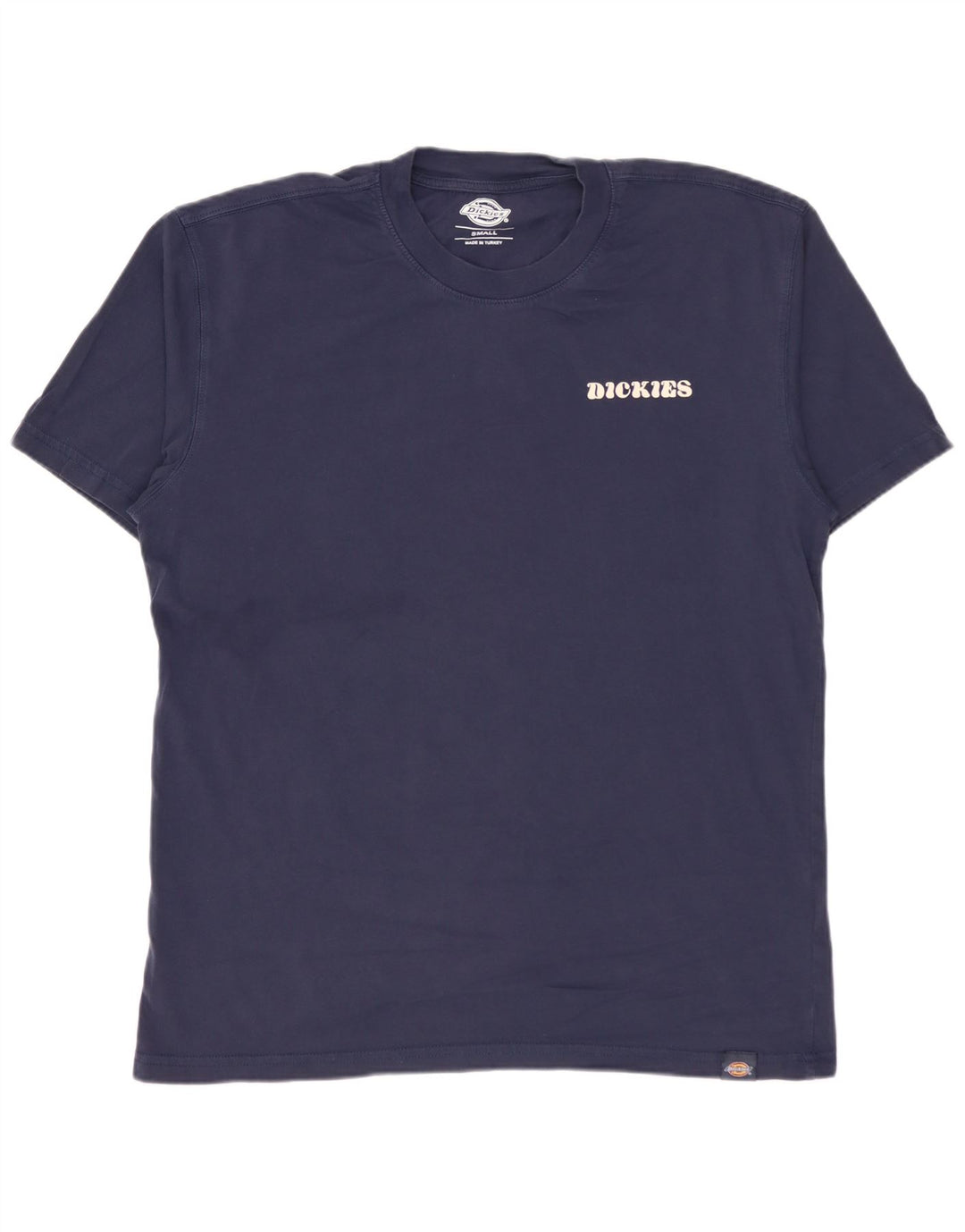 DICKIES Мужская футболка с рисунком, маленький темно-синий хлопок