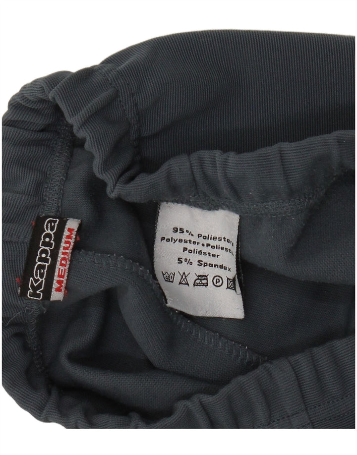 KAPPA Мужские спортивные брюки из полиэстера среднего серого цвета