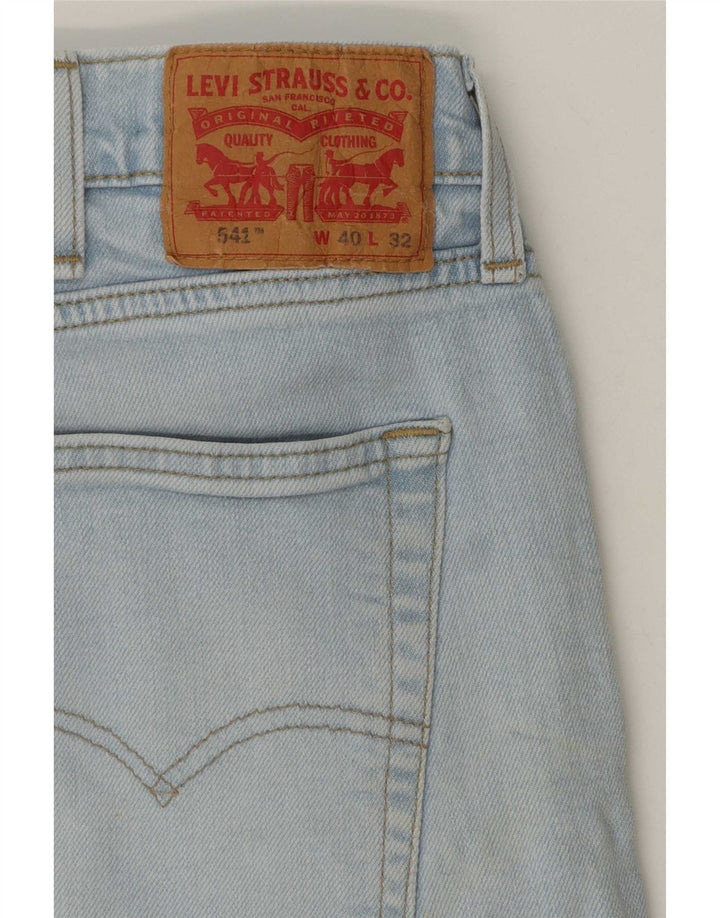 Мужские зауженные джинсы Levi's 541 W40 L32, синий хлопок