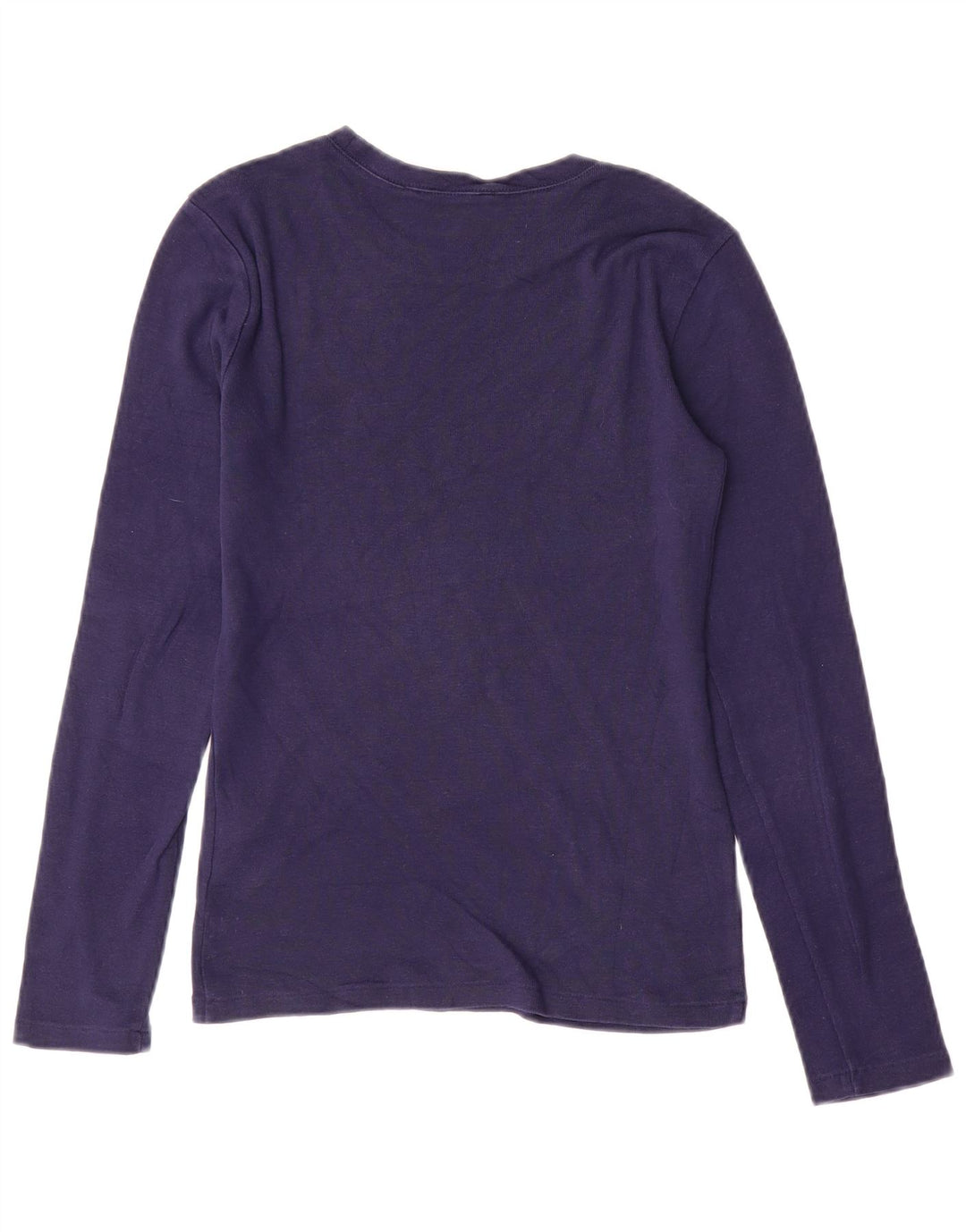 Женский топ с длинным рукавом RALPH LAUREN, Великобритания, 10 маленьких размеров, темно-синий, хлопок