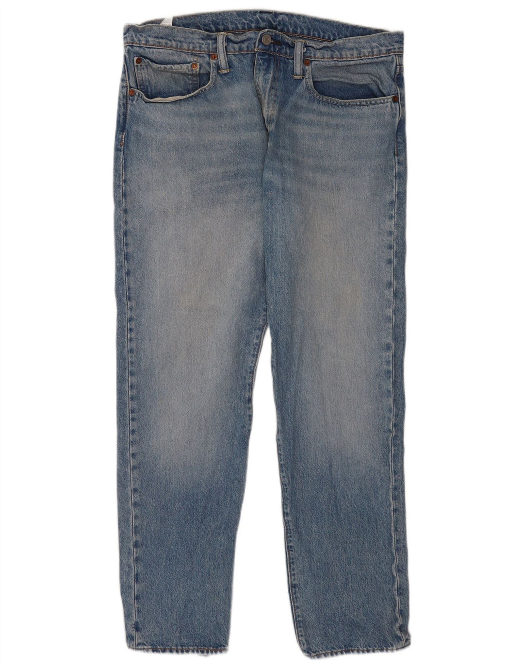 Мужские зауженные джинсы Levi's 502 W34 L32 синие, хлопок