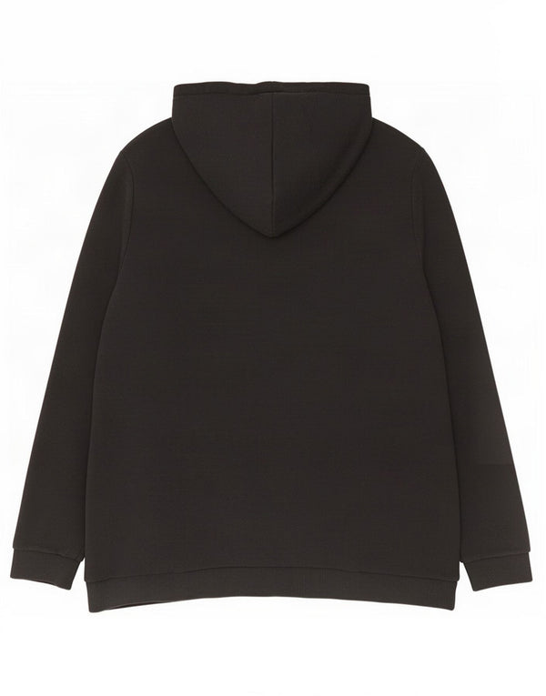 Женский джемпер с капюшоном Adidas с рисунком UK 28/30 3XL, черный хлопок