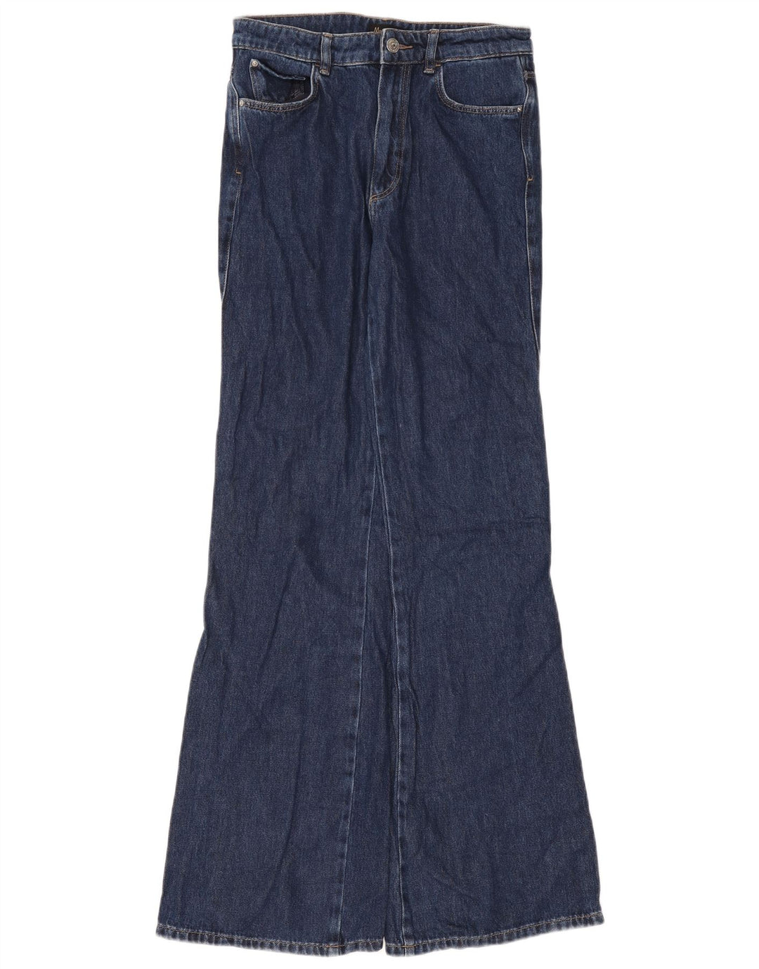 Женские расклешенные джинсы Massimo Dutti EU 38 Small W28 L34 Темно-синие, хлопок