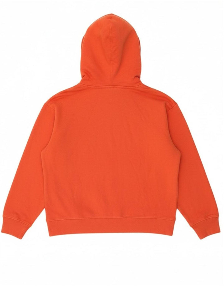 LEVI'S Womens Hoodie Jumper UK 14 Medium Red Cotton