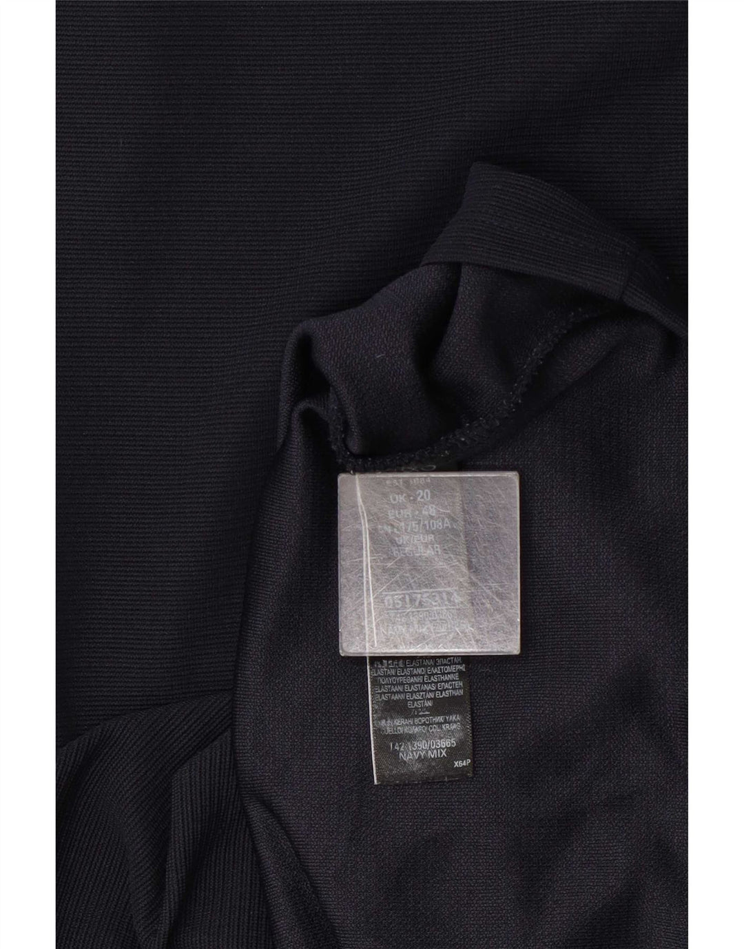 Женское платье прямого кроя Marks & Spencer UK 20 2XL, темно-синий, полиэстер