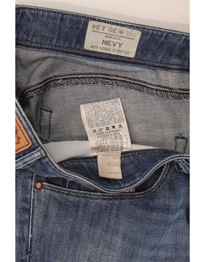 Женские узкие джинсы Diesel Nevy W30 L34, синий хлопок