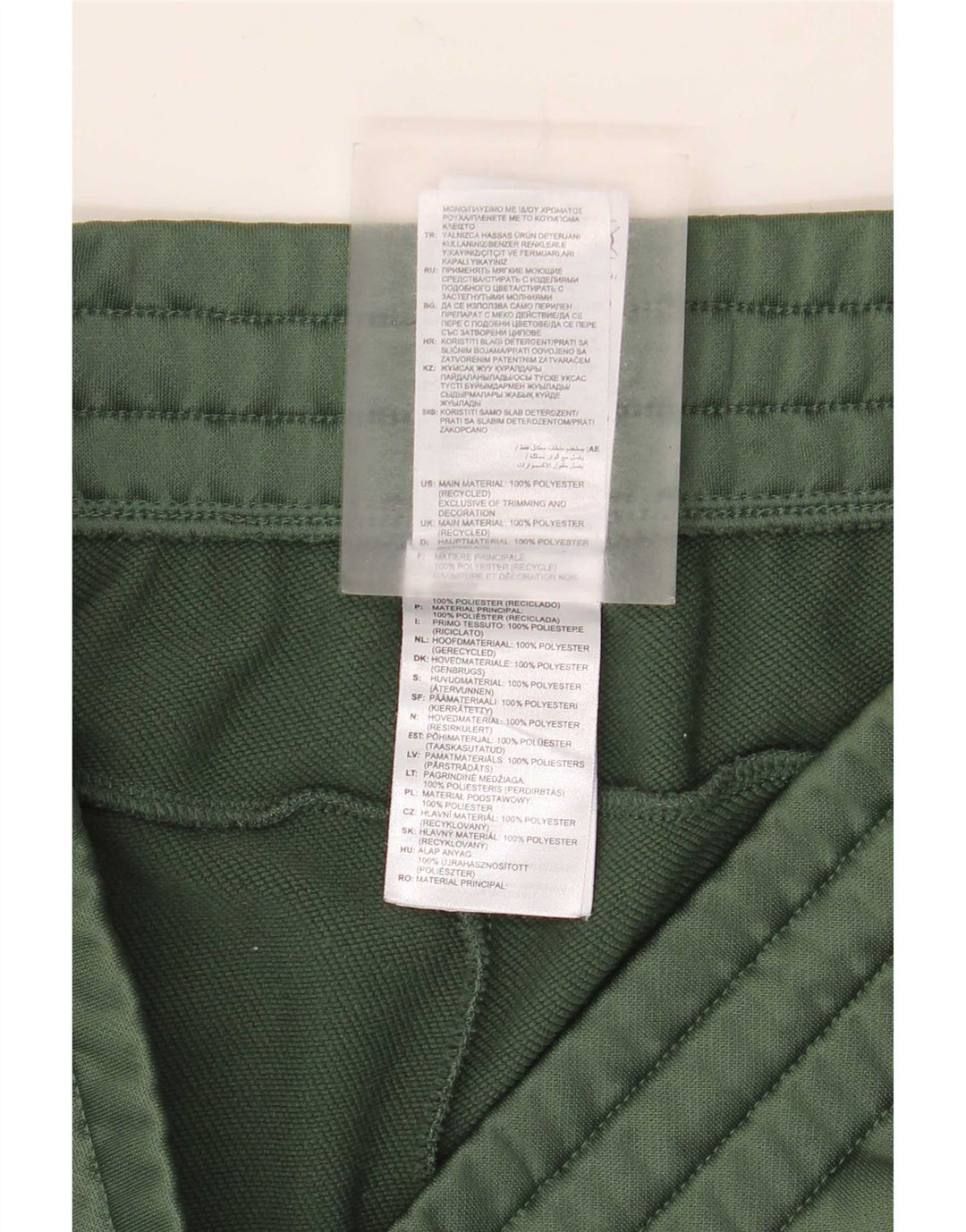 Мужские спортивные брюки Adidas Joggers UK 12/14, средний зеленый полиэстер