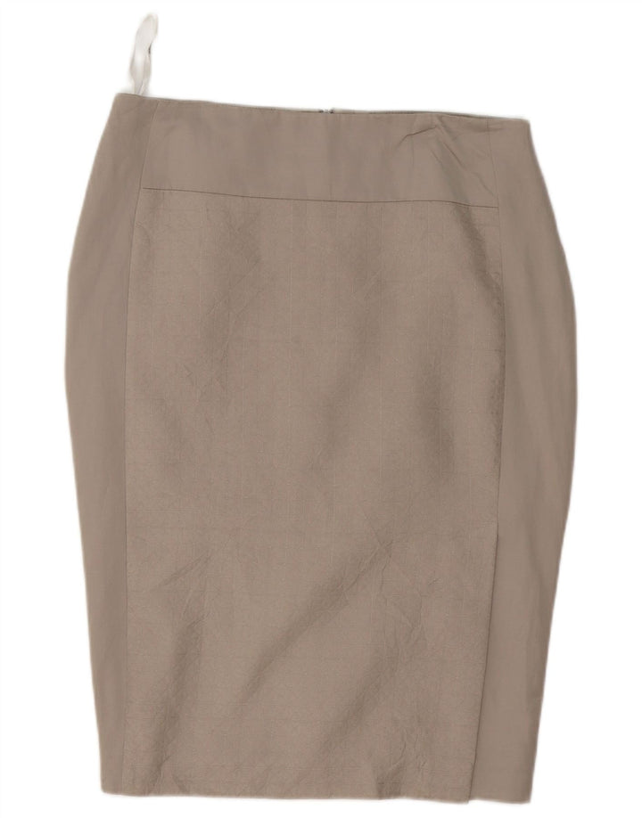 Женская юбка-карандаш Marks & Spencer Autograph UK 12 Medium W32 Серая