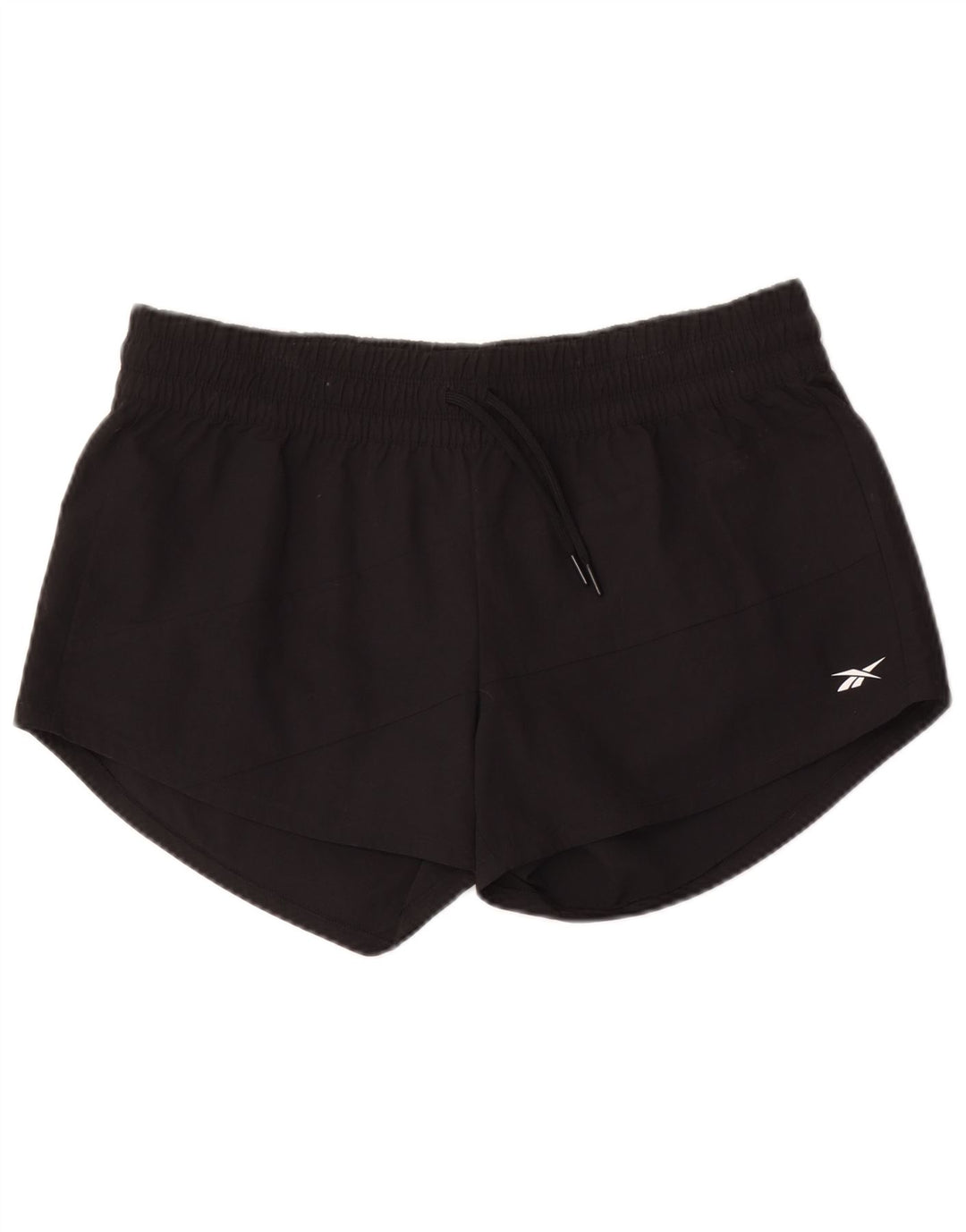 Женские спортивные шорты Reebok UK 16, большие, черные, нейлоновые