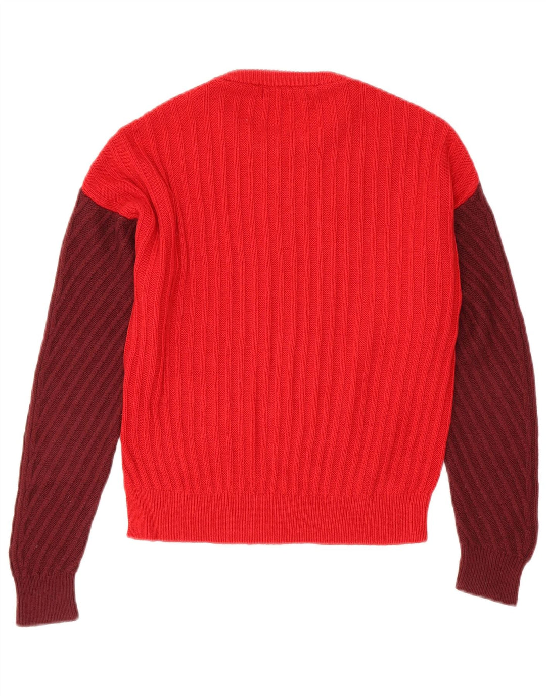MARKS & SPENCER Womens Crew Neck Jumper Sweater UK 10 Small Red