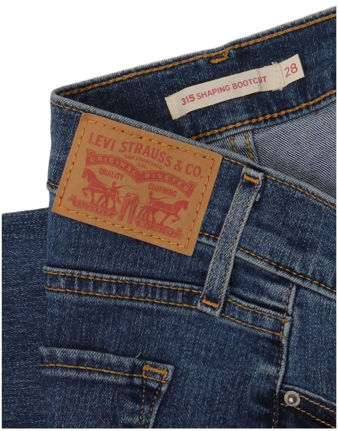 Женские джинсы Levi's 315 Shaping Bootcut W28 L32 Синие, хлопок