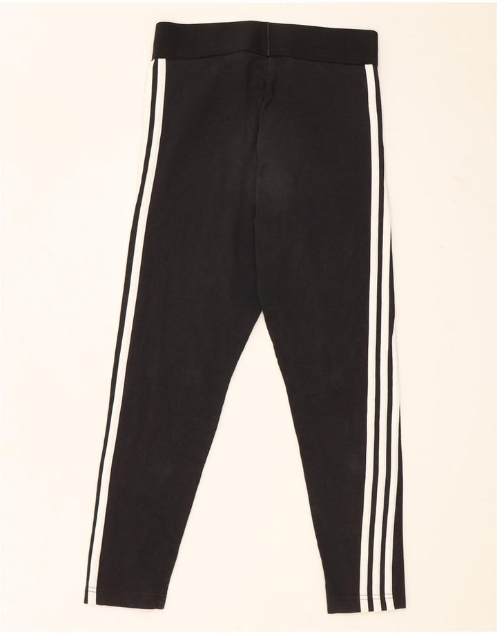 Женские леггинсы Adidas UK 8/10, маленькие, черные