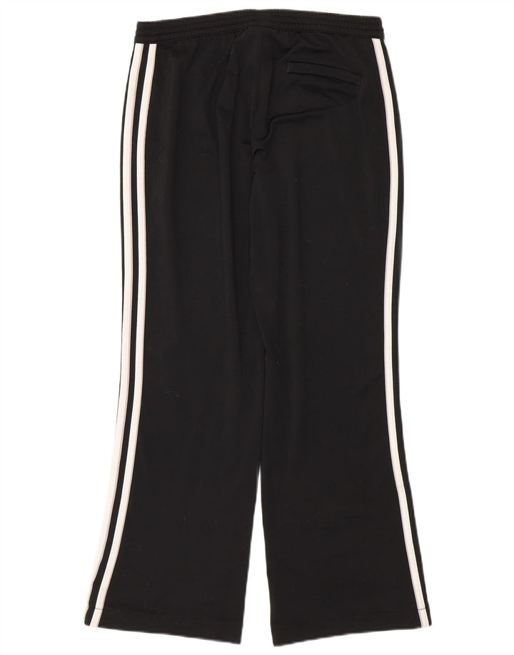 ADIDAS Womens Tracksuit Trousers UK 12 Medium Black Polyester Vintage Adidas and Second-Hand Adidas from Messina Hembry 