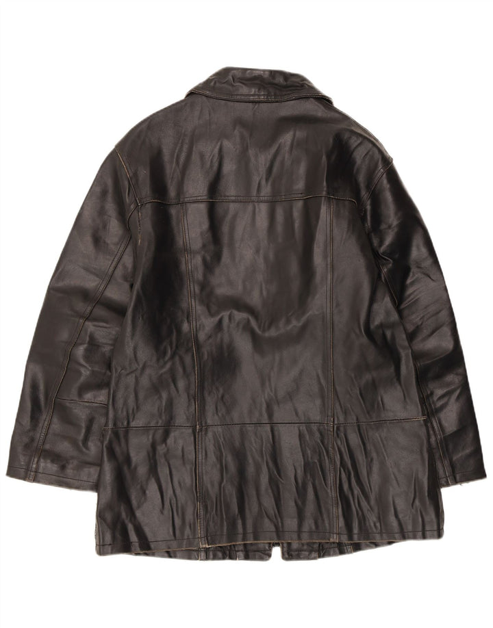 Куртка женская кожаная VINTAGE IT 42 Medium Black Leather