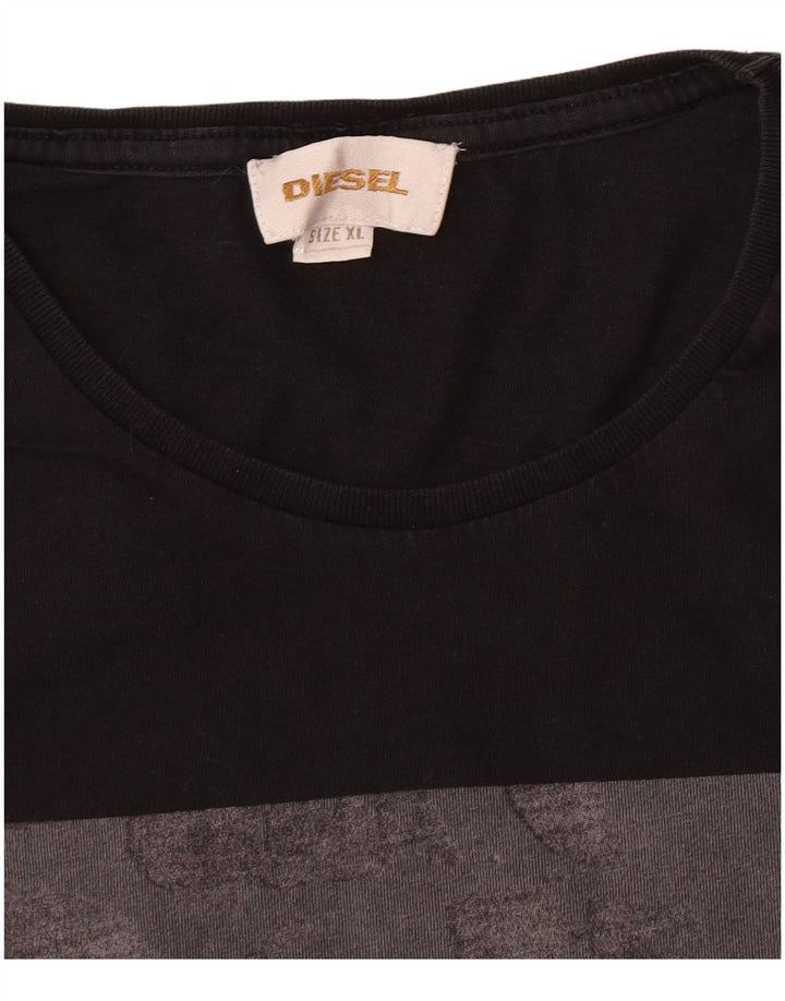 Мужская футболка с рисунком Diesel Top XL, черная
