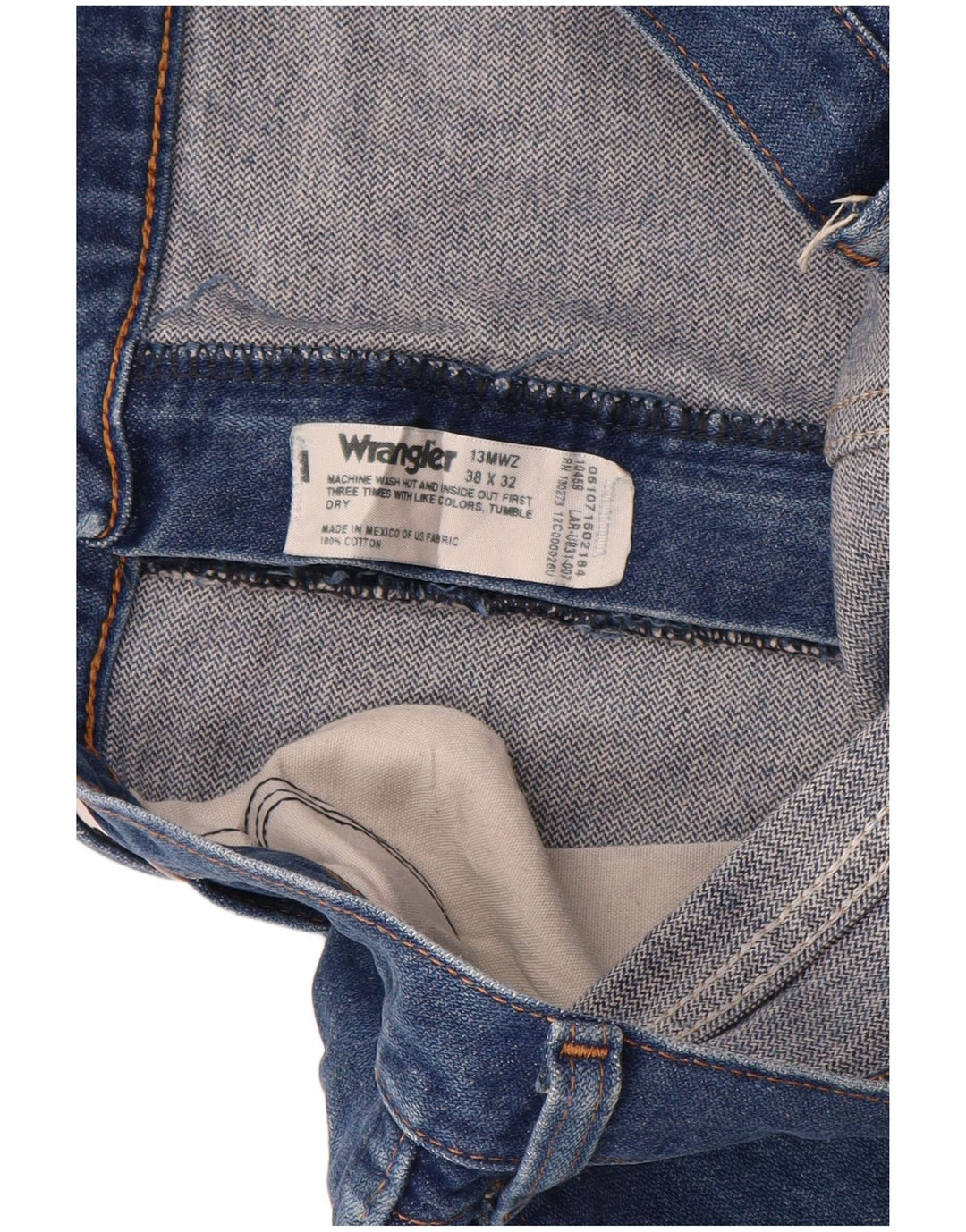 Мужские джинсовые шорты WRANGLER W38 XL, синие, хлопок