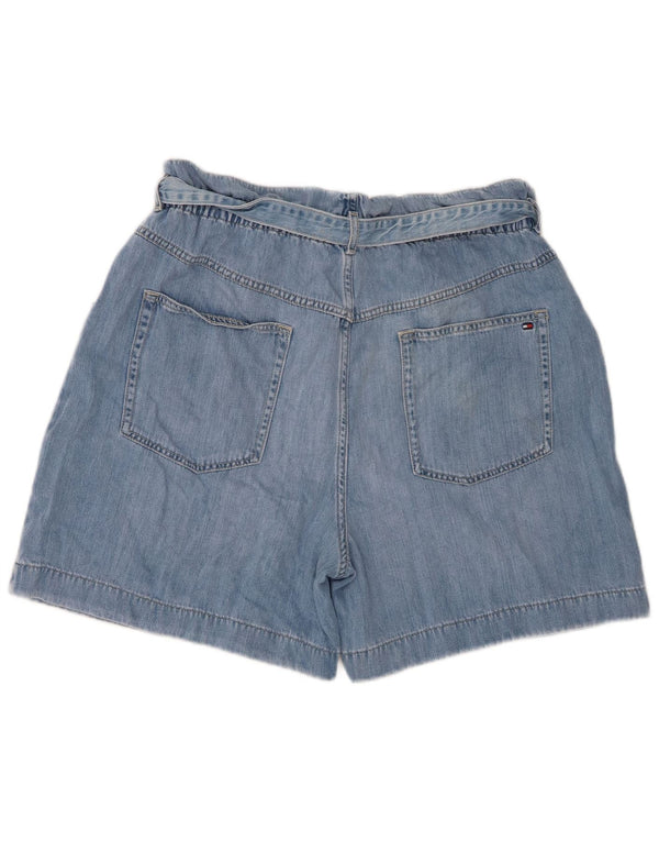 Женские джинсовые шорты с высокой талией Tommy Hilfiger XL W36 Синие из лиоцелла