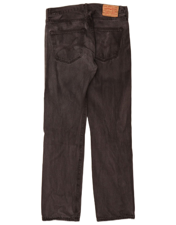 Мужские прямые джинсы Levi's W32 L32 серые, хлопок