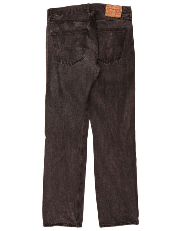 Мужские прямые джинсы Levi's W32 L32 серые, хлопок