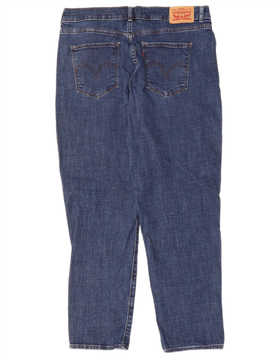 Женские классические капри LEVI'S W29 L26 синие, хлопок