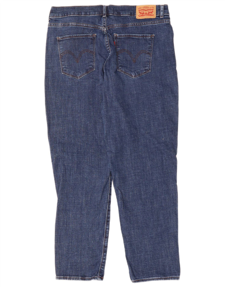 Женские классические капри LEVI'S W29 L26 синие, хлопок