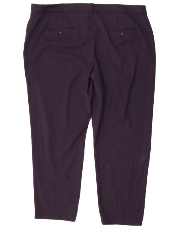 Женские узкие брюки-чиносы Marks & Spencer UK 22 3XL W44 L29 Темно-синие
