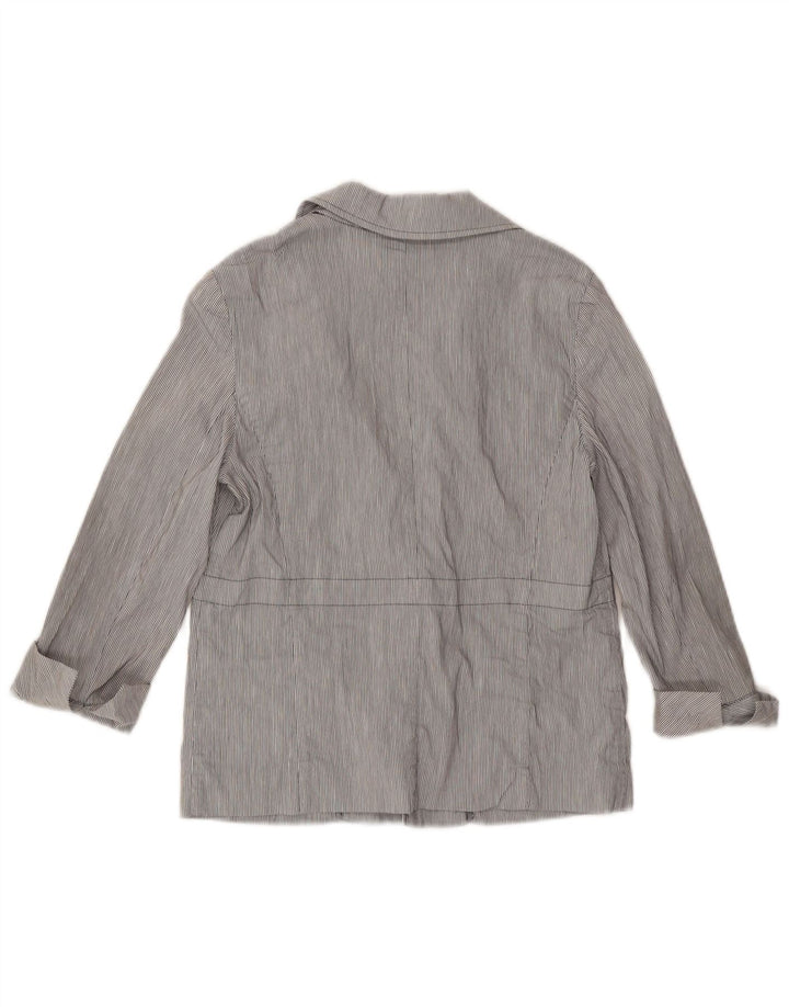 Женский пиджак Max & Co. с рукавом 3/4, Великобритания, 8, маленькая синяя полоска