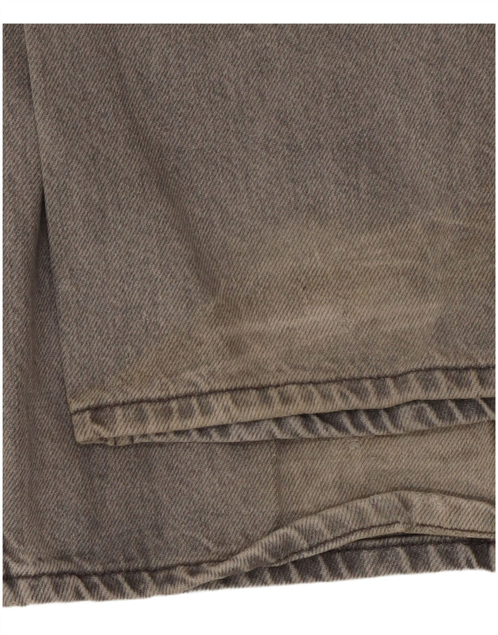 Женские широкие джинсы Zara EU 38 Medium W28 L33 Серый хлопок