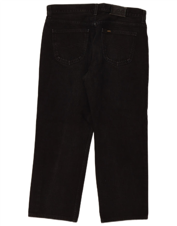 Джинсы Lee мужские прямые W36 L27 черные