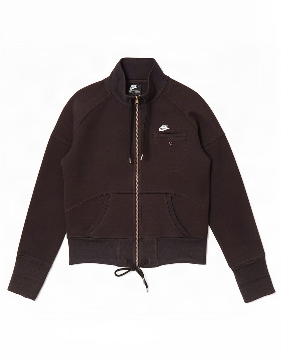 Женский спортивный костюм Nike Top Jacket UK 8/10, маленький черный, хлопковый