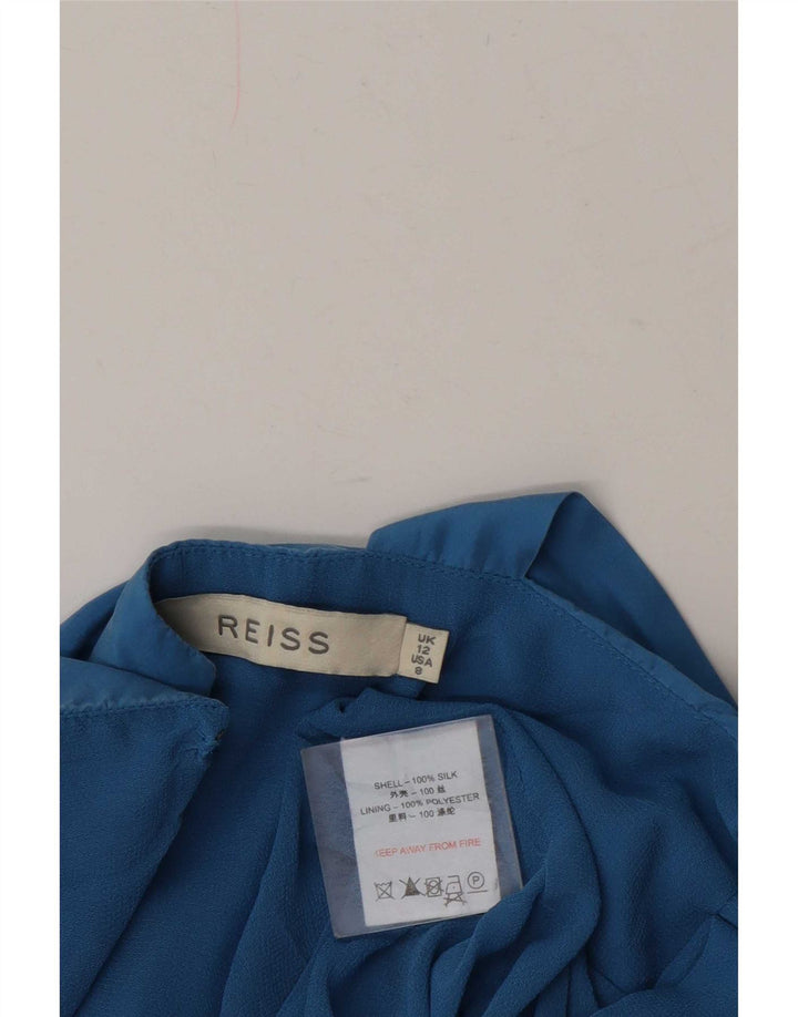 Женский комбинезон Reiss UK 12, средний синий шелк